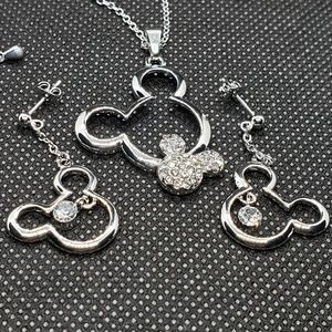 ❤Cute*Dainty*&*Gorgeous Mouse Necklace & Earring ❤
